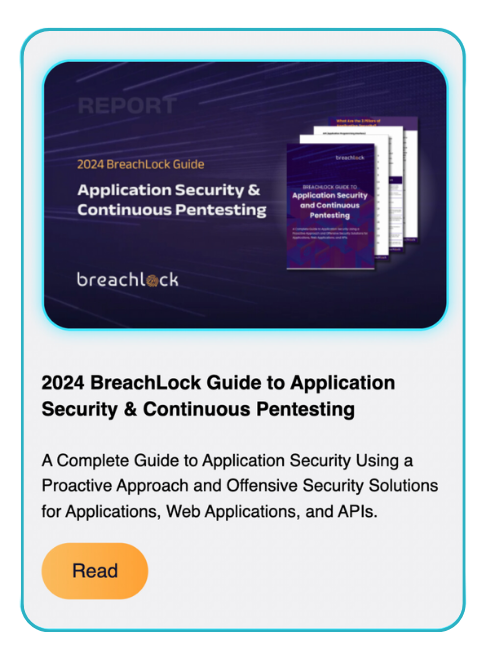 Application Security Guide BreachLock Featured Content Image