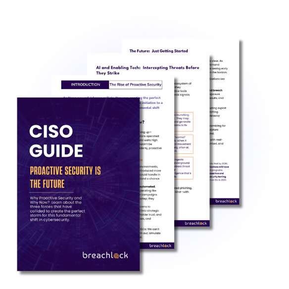 BreachLock CISO Guide Proactive Security Hero Image